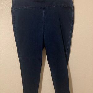 Woman Within Navy Blue Jeggings